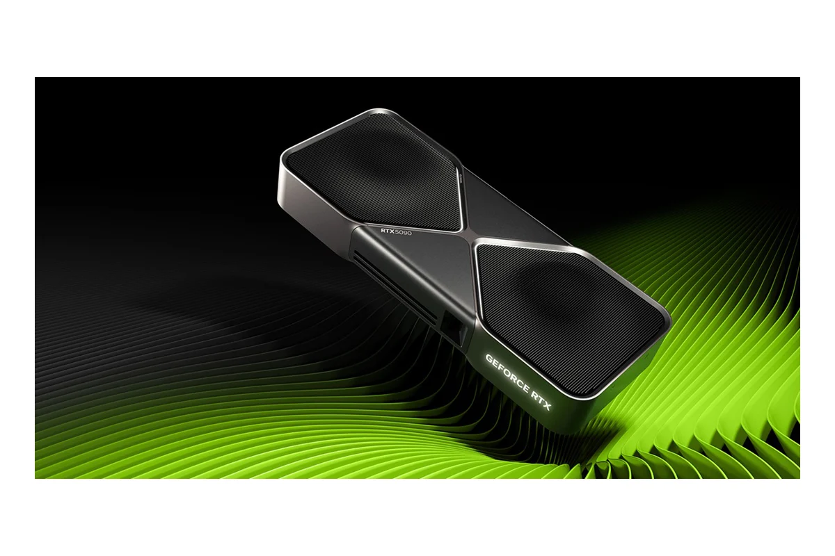 GeForce RTX 5090 — 產品/系列參考圖;外觀以具體版本為準。