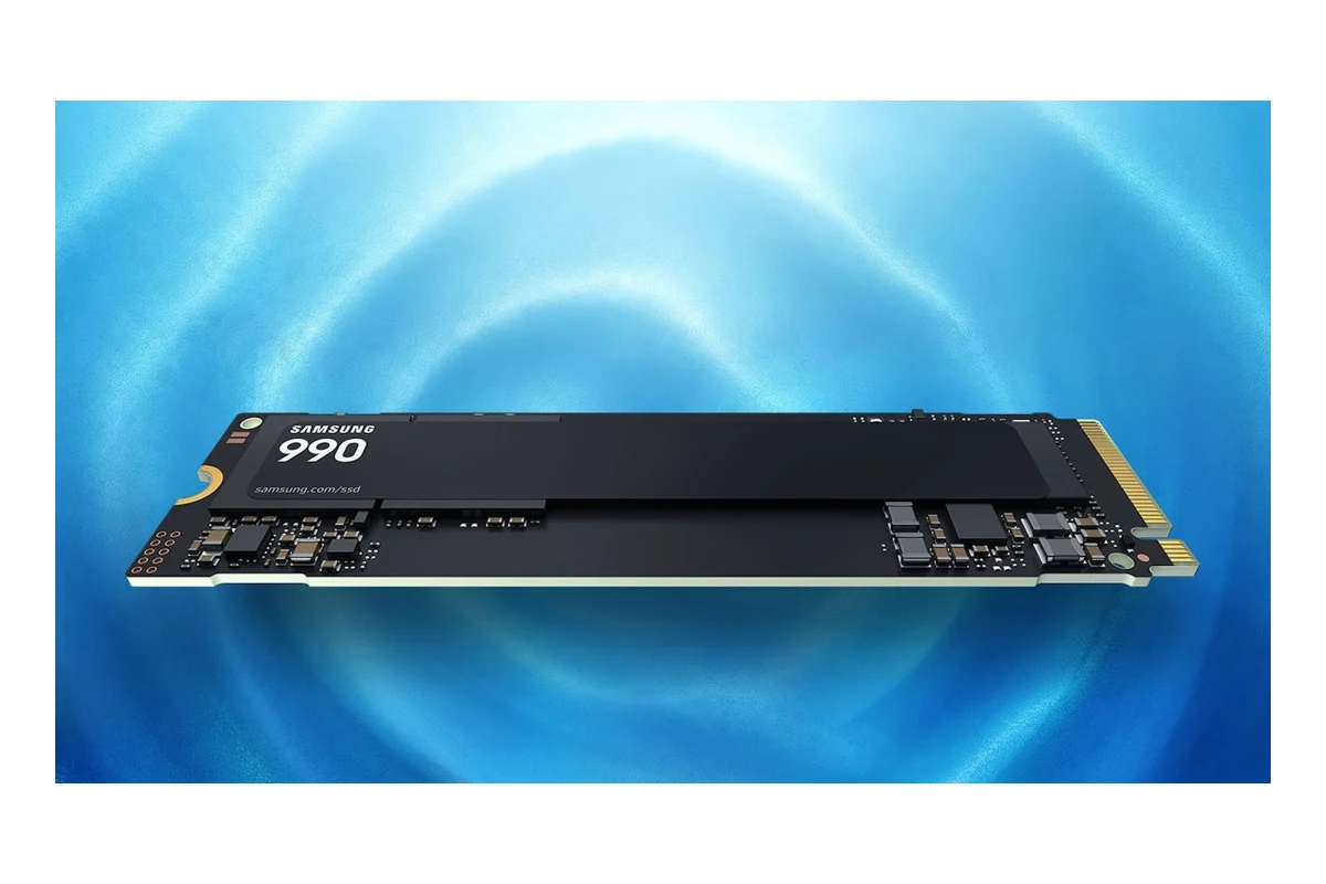 Samsung 990 SSD — 產品/系列參考圖;外觀以具體版本為準。
