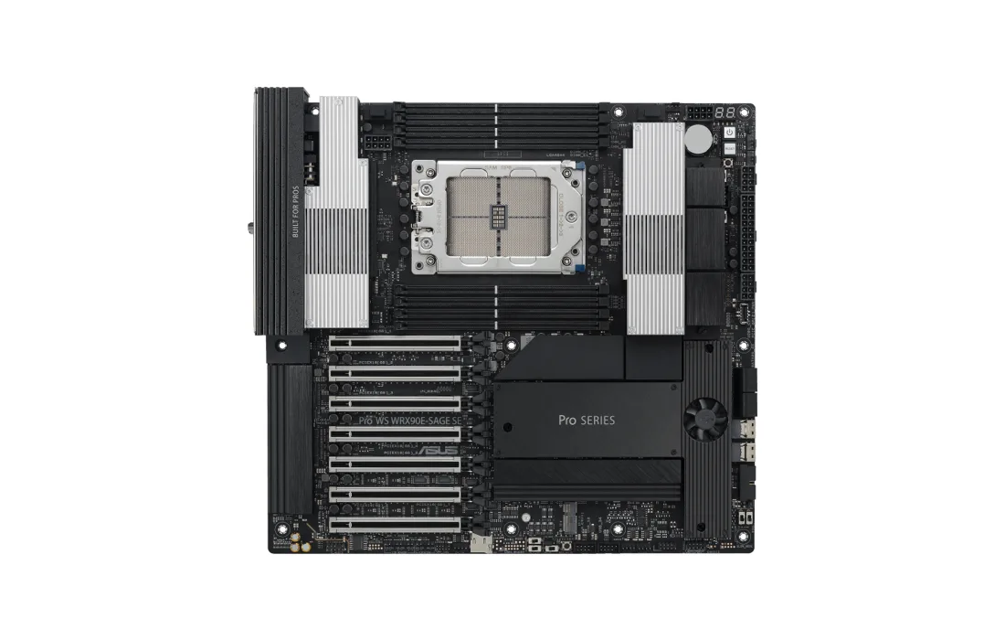 Pro WS WRX90E-SAGE SE — 產品/系列參考圖;外觀以具體版本為準。