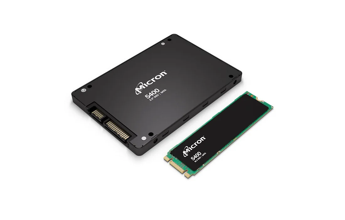 Micron 5400 SSD — 產品/系列參考圖;外觀以具體版本為準。