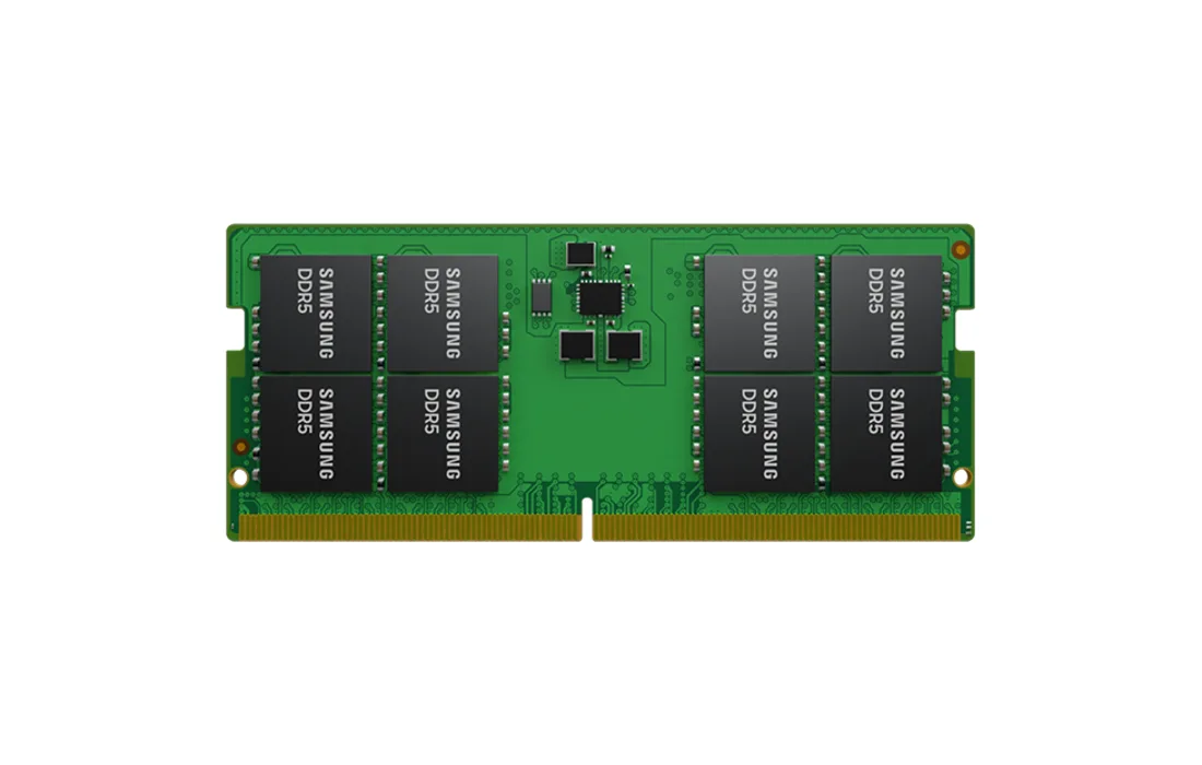 Samsung DDR5 SODIMM — 產品/系列參考圖;外觀以具體版本為準。