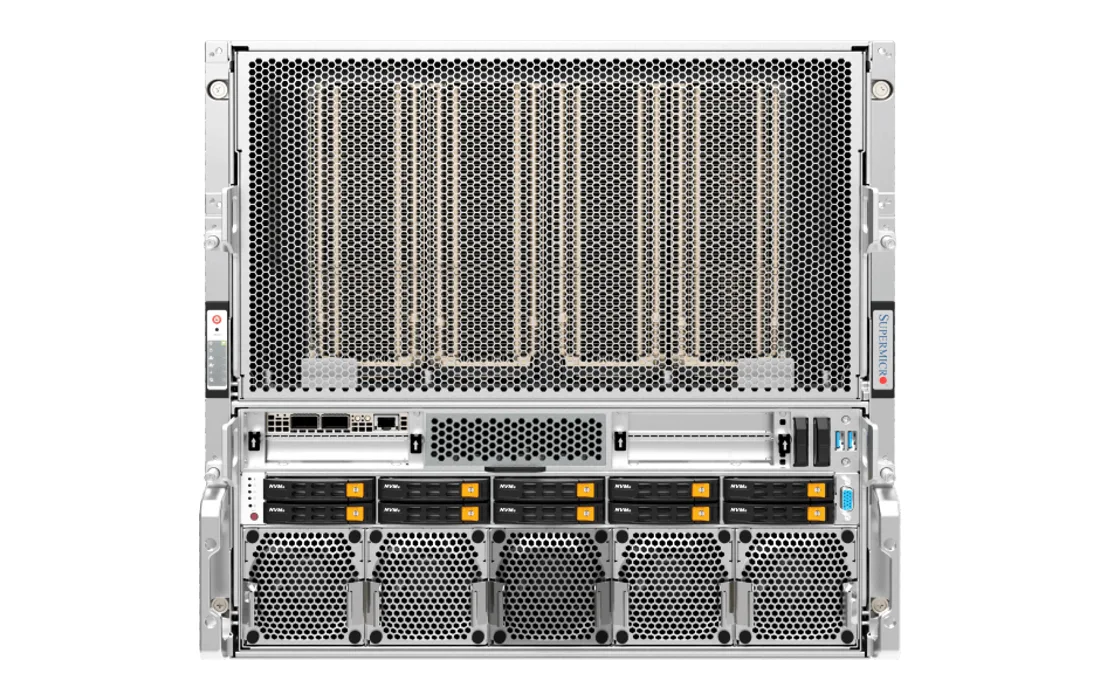 X14 10U 8-GPU system — 產品/系列參考圖;外觀以具體版本為準。