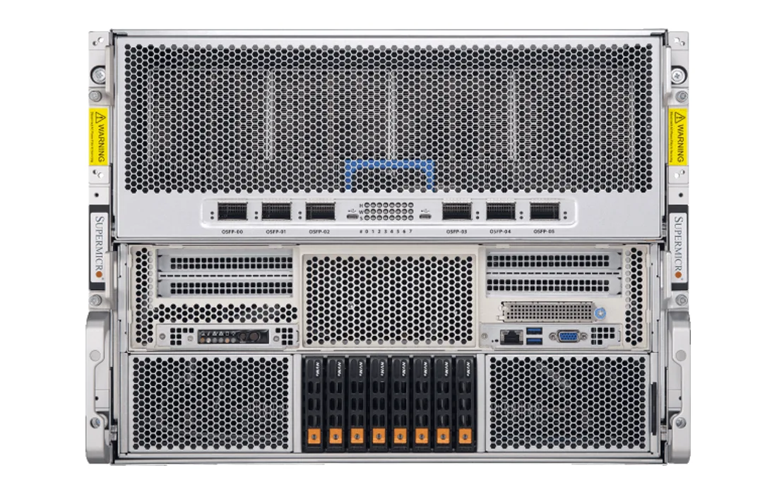 X14 8U Gaudi® 3 AI Training system — 產品/系列參考圖;外觀以具體版本為準。